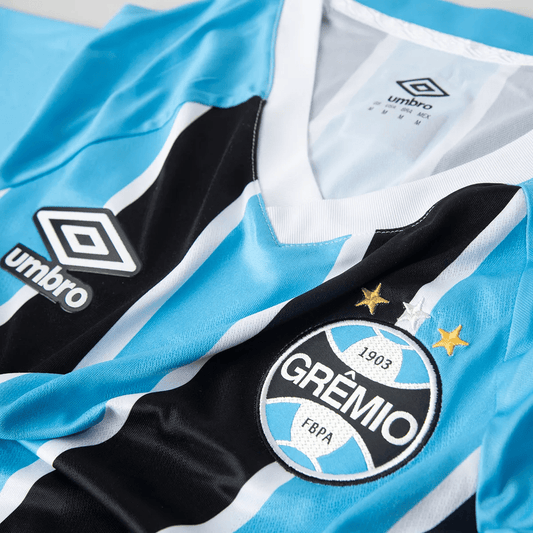 Camisa Masculina Umbro Gremio Manga Longa 2025 Torcedor